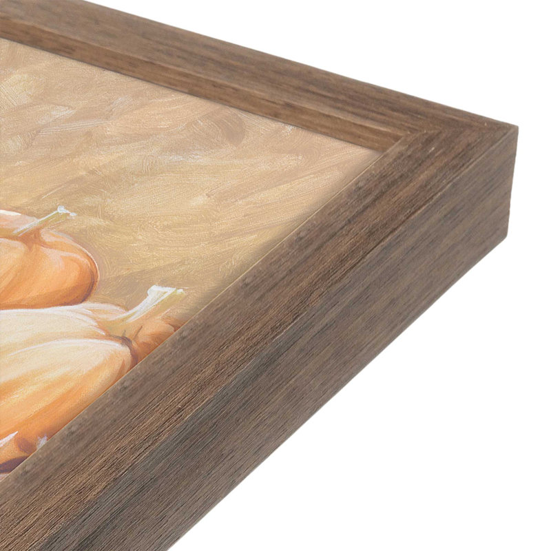 «Pumpkin Patch» par Dogwood, L 30 po x H 30 po, Brun, Impression encadrée