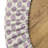 Ambesonne Geometrical Fitted Round Tablecloth Lilac and White-728989812