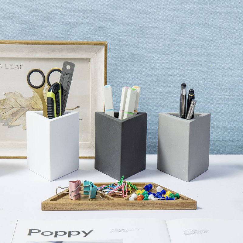 Solid Wood Pen Holder