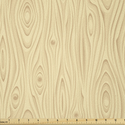 Debrango Wooden Texture Grains of Wood Natural Multi-Purpose Fabric