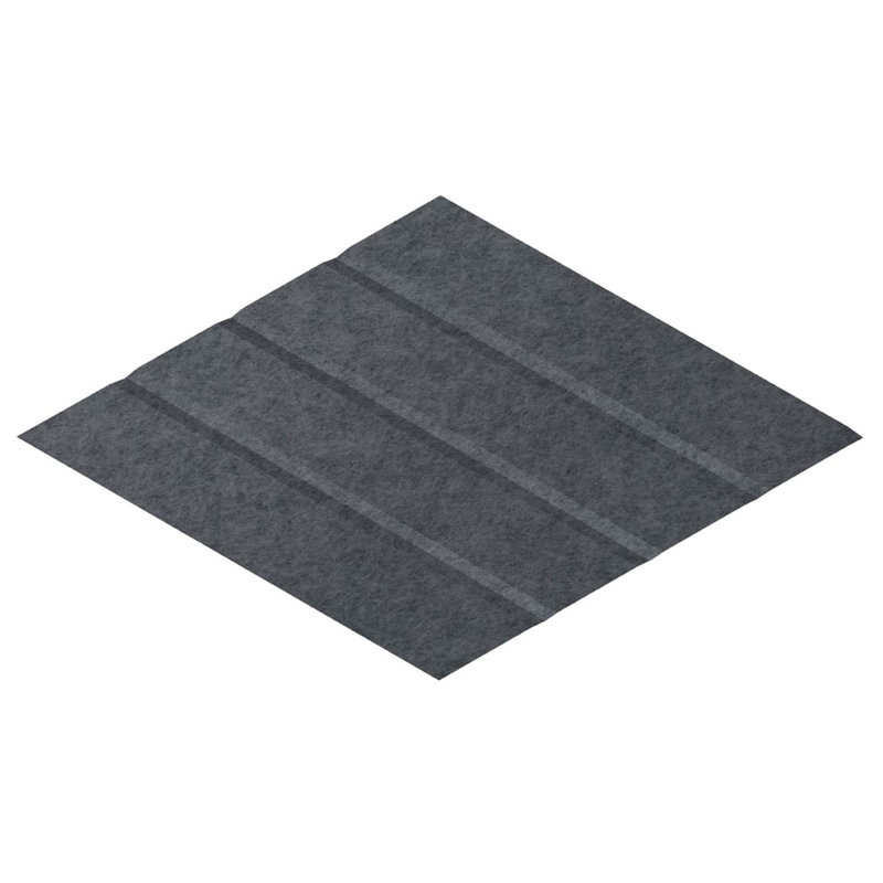 Abstract Wall Decor, Dark Gray