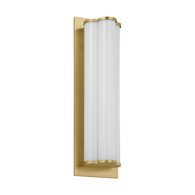 Freya Single Ribbed Dimmable LED Vanity Light