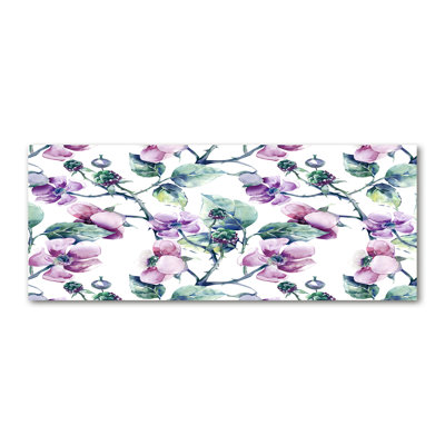 Blackberry Flowers - Wrapped Canvas Print