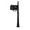 Berkshire Aluminum Post Mounted Mailbox with Magnetic Closure
