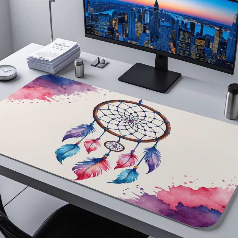 Polyester Desk Pad, 14.4x12.1