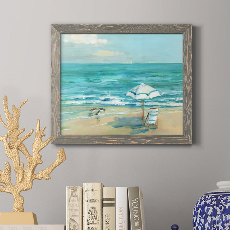 «Simply Summer», reproduction d'art sur toile, H 20 po x l 17 po x P 1,5 po, Gris