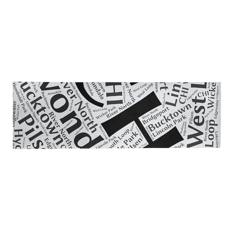 Chenille Indoor Rug, Runner 2.5' x 8'
