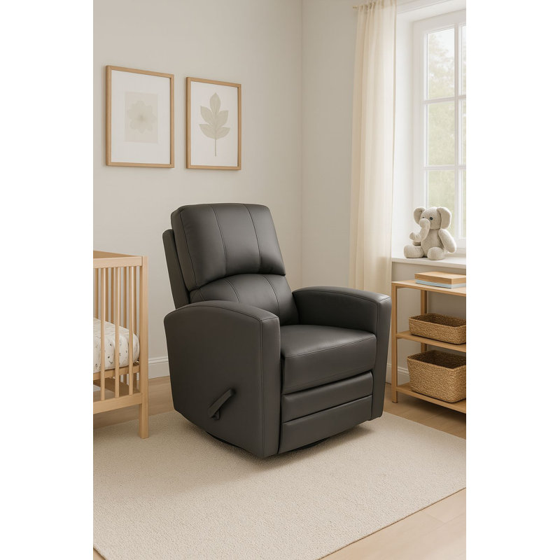 Fauteuil oscillant inclinable Thomas, Gris foncé