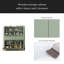 armoire de rangement en bois avec 4 portes et 2 tiroirs-5151664