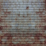 Ridged Metal Corrugated 24'' L x 24'' W Textured PVC Drop-In Ceiling Tile