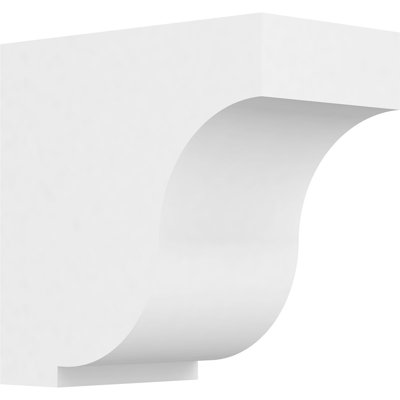 3"W x 5"D x 5"H Standard Van Buren Signature Urethane Bracket, Primed Tan