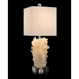 Calcite Metal Table Lamp