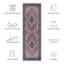 Tapis bleu marine Isai-1277177682