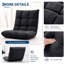 Chaise de plancher pliante avec support de dossier, 14 positions réglables-1318953925