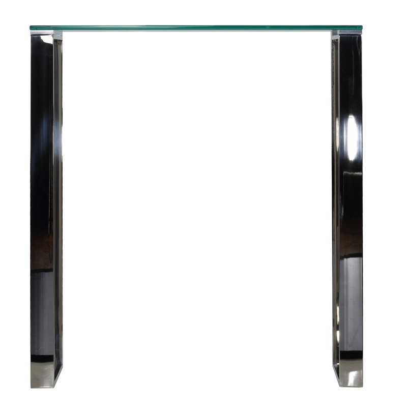 Glendarious 28'' Glass Top Console Table