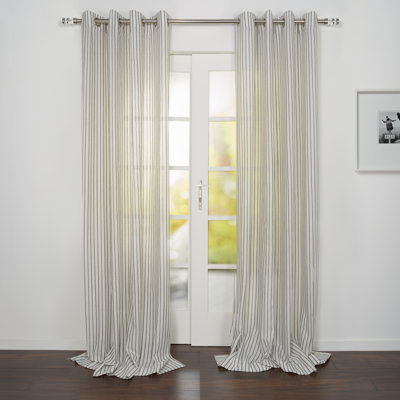 Lusvin Semi Sheer Curtain Single Panel