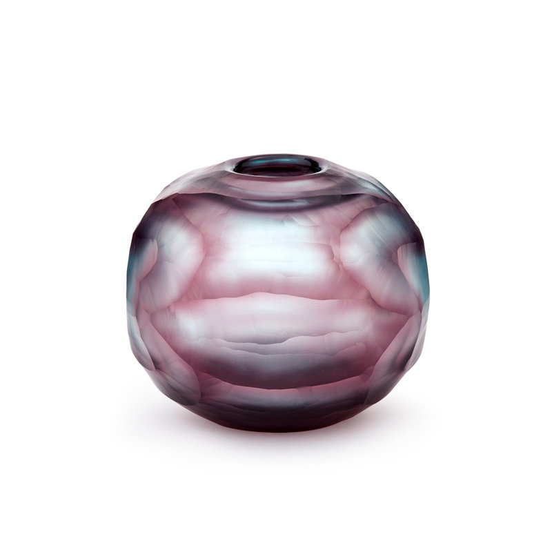 Planeta Glass Table Vase, Lilac, Small