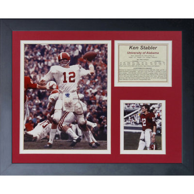 Ken Stabler - Alabama Framed Memorabilia