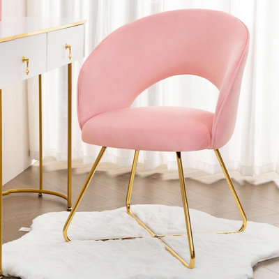 Fauteuil demi-tonneau en velours
