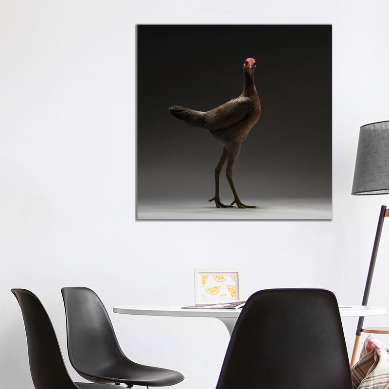 Modern English Game Fowl 1 Piece Wrapped Canvas Wall Art, 93.98 cm H x 93.98 cm W x 1.91 cm D