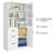 Nikodem Drawers Bookcase-233405787