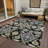 Machine Washable Indoor/Outdoor Chayden ACN1002 Black-99099387