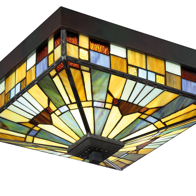 Iftadiye Glass Flush Mount