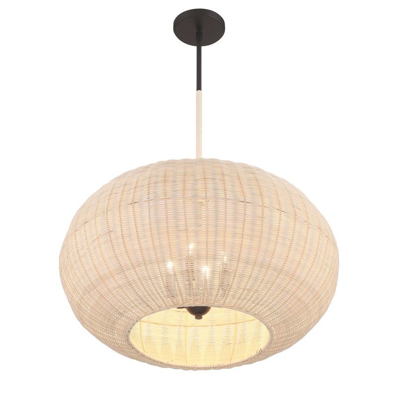 Luminaire suspendu charbon 1 lumière Modjeska