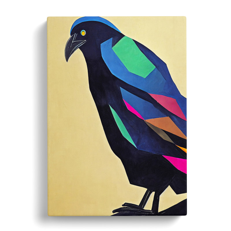 Juergen Raven Bird Abstract Vol.1 - Wrapped Canvas, 60cm H x 40cm W