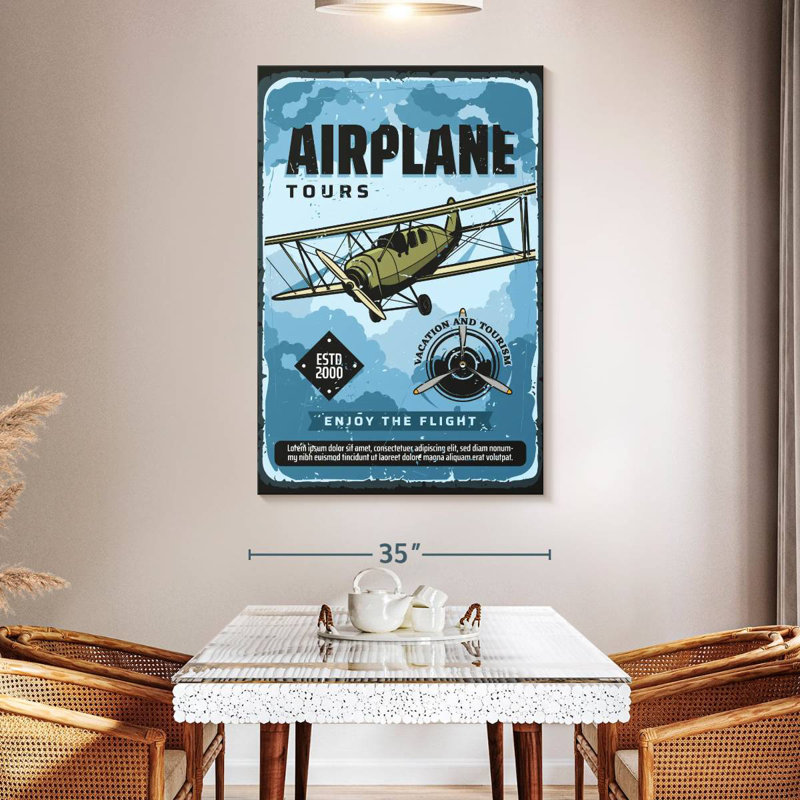 Tours en avion Mehar, H 30 po x l 20 po