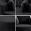 Fauteuil rond à compression de 55 po avec dossier rembourré et assise profonde-1302976988
