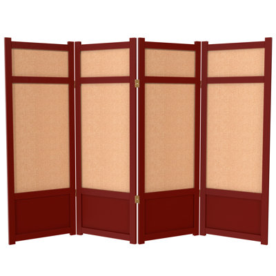 Clarke 4 Ft. Short Folding Screen by World Menagerie