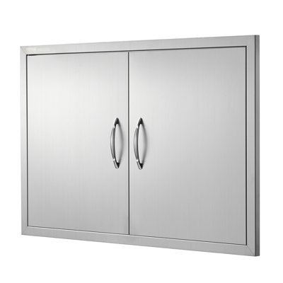 Porte de cuisine extérieure pour îlot de barbecue 35 po x 24 po VEVOR Acier inoxydable