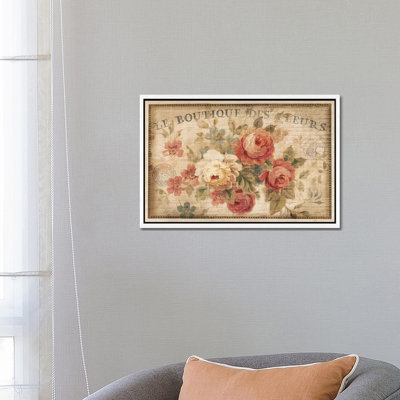 Parisian Flowers III - Print on Canvas