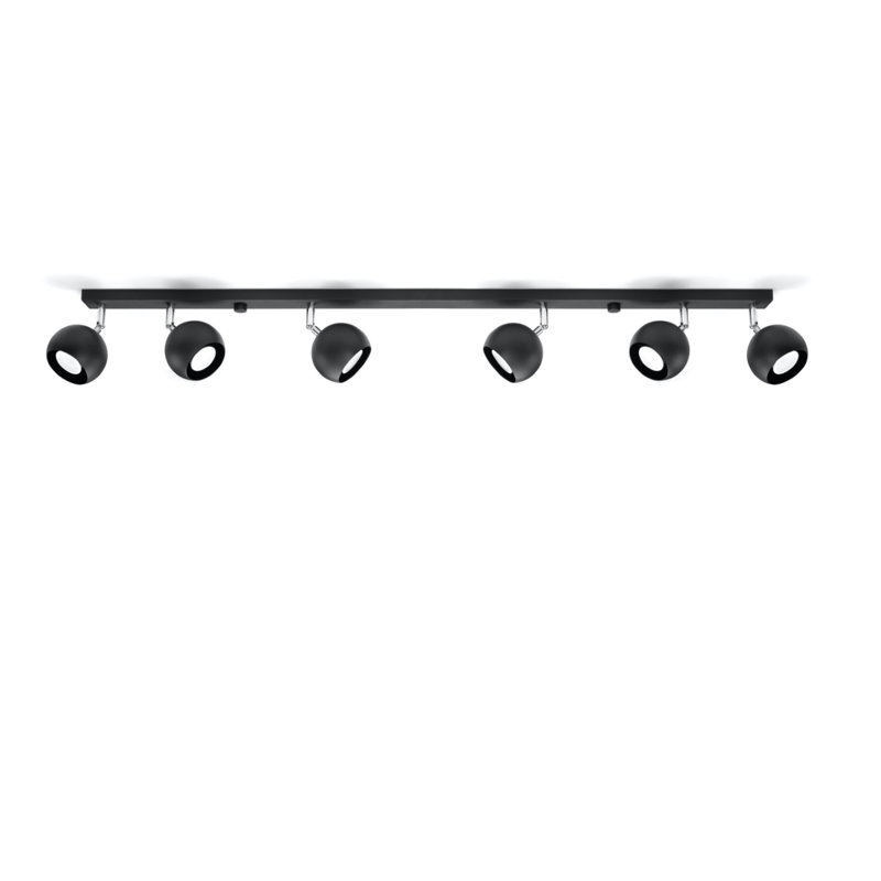 Caraballo Spotlight, Black, 15cm H x 120cm W x 10cm D