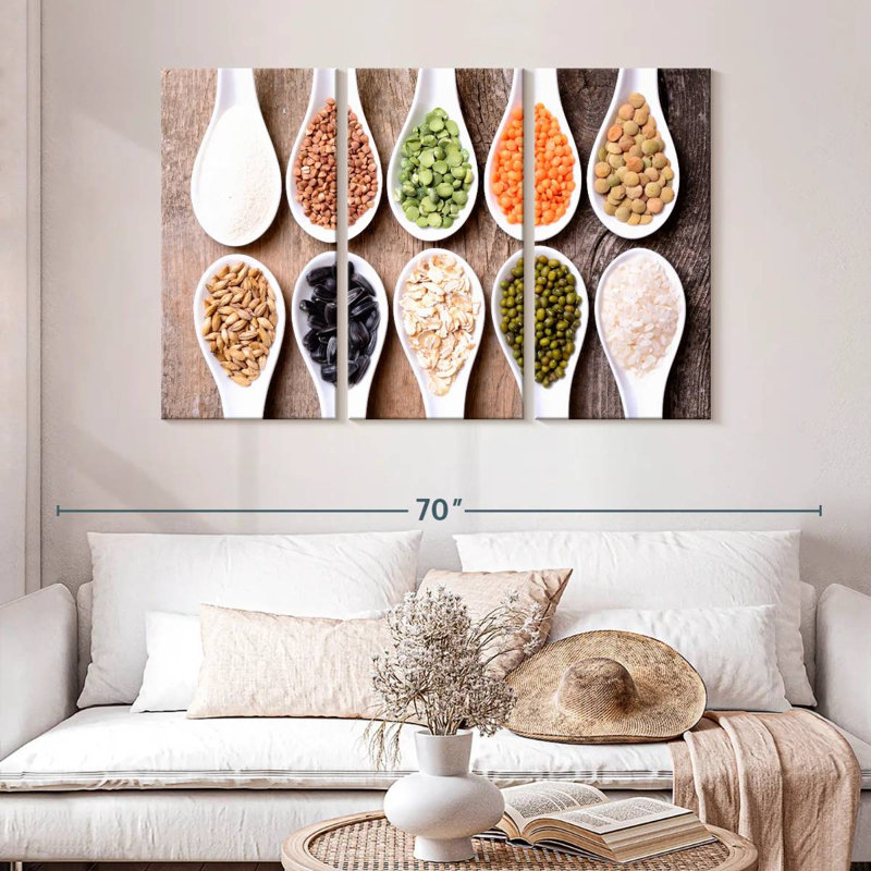 Yarlin Grains, 32" H x 50" W