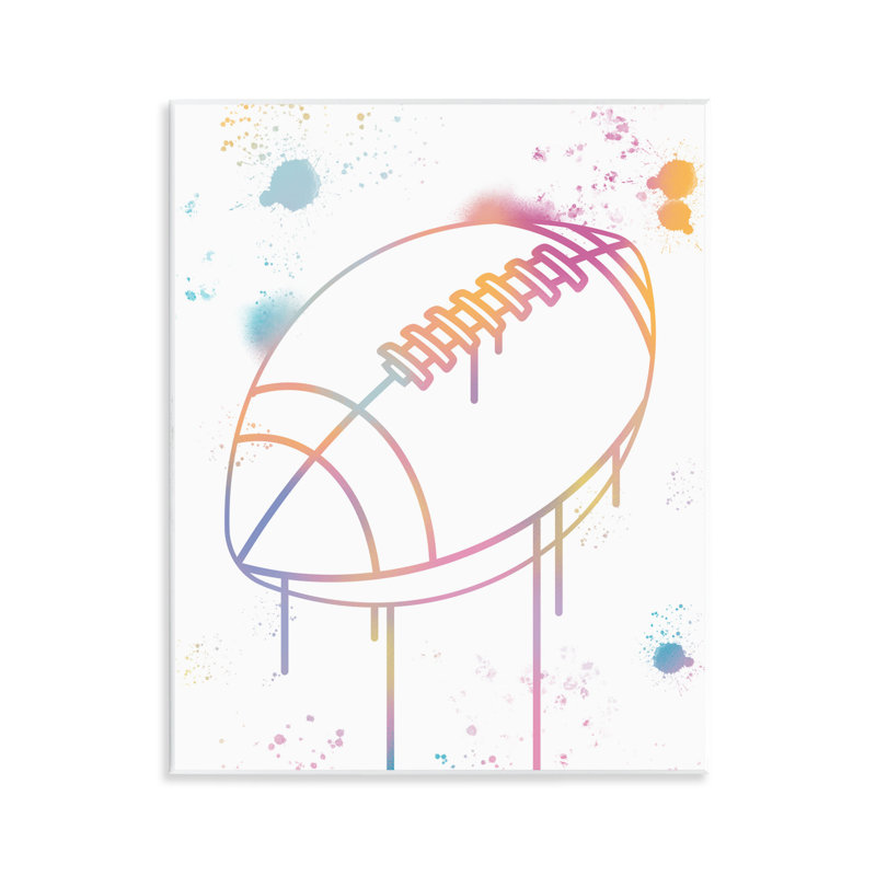 Plaque murale Graffiti Football, par Marcus Prime
