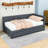 Modern Upholstered Daybed with Twin Trundle-902633058-902453525