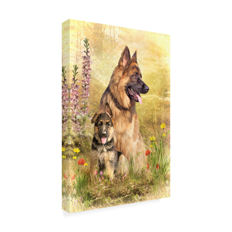 Animals Trudi Simmonds Little Buddy Canvas Art, 12" W x 19" H