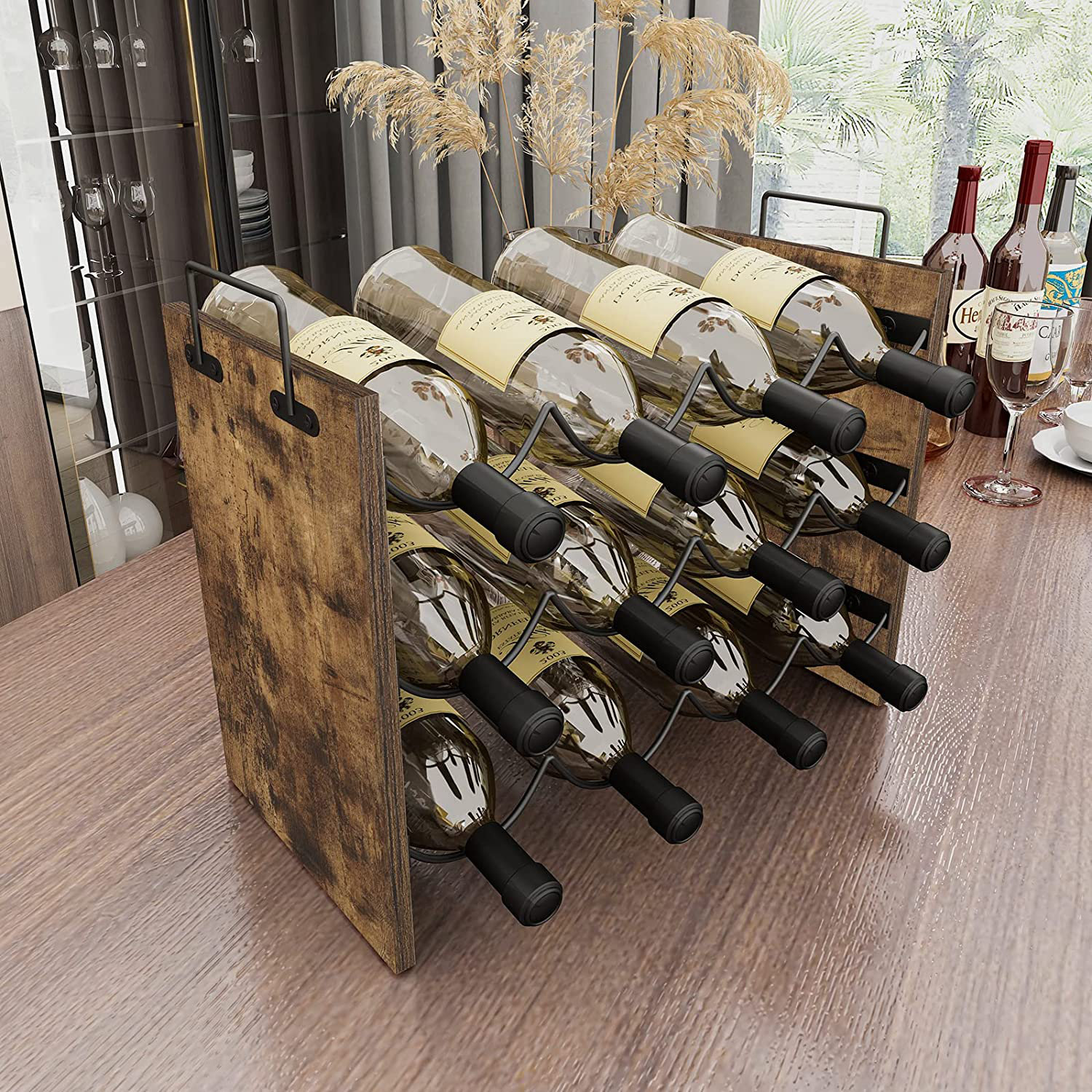 Harbour housewares wine discount rack