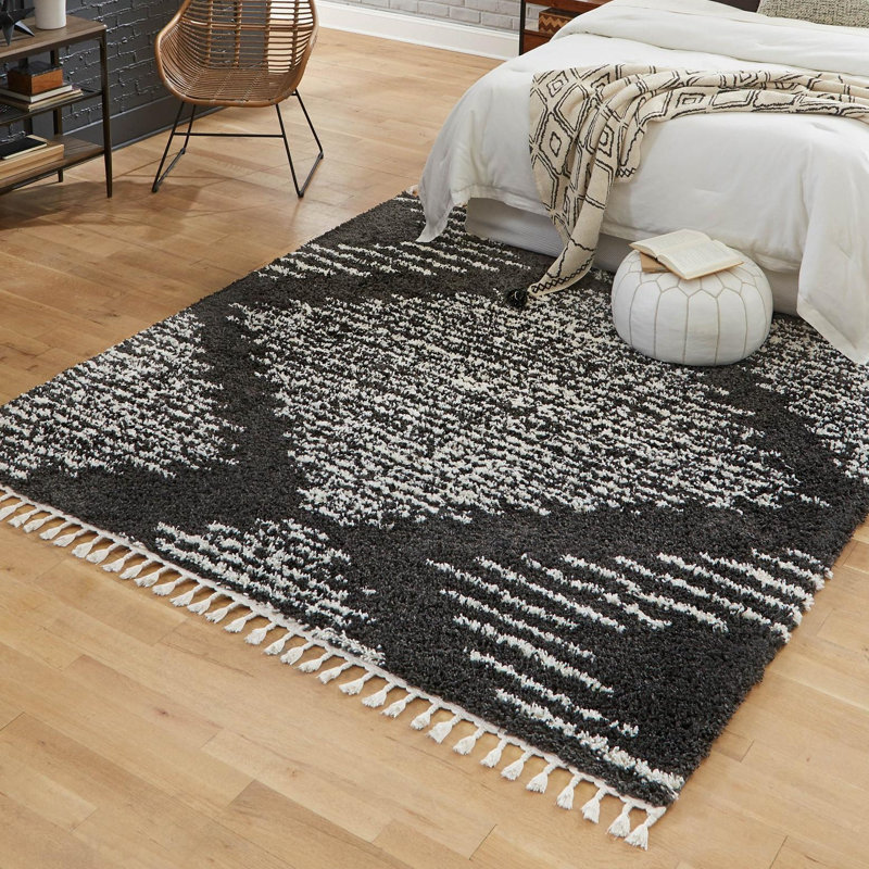 Rodney Abstract Indoor Rug, Square 10'