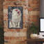  «White Lion» par Heather Gauthier, art mural sur toile, 12 po x 18 po