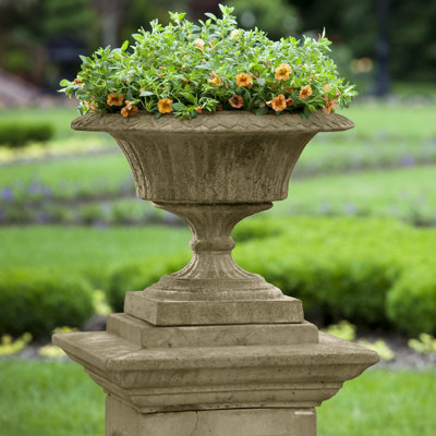 Smithsonian Cast Stone Urn Planter (Individual item)