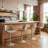 Swivel Adjustable Height Bar Stool Modern Counter Stool Faux Leather Barstools With Metal Frame-114210752