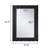 Accent Mirror, Black Mirrored Finish