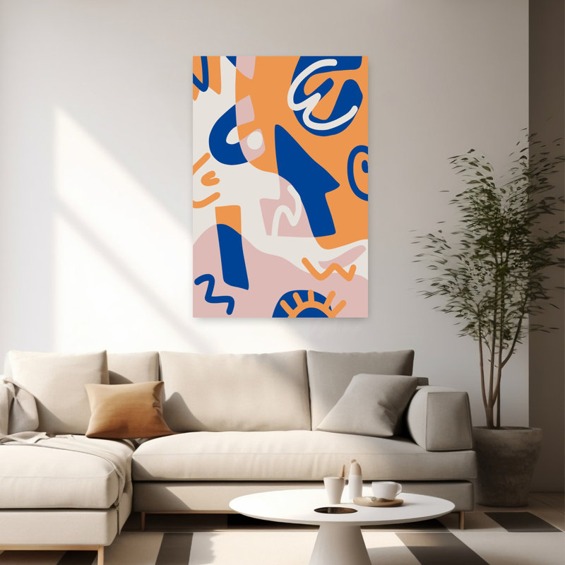 Contemporary Art Abstract Bold Contemporary Urban Art by Little Dean - Wrapped Canvas Print, 152.4 cm H x 101.6 cm W