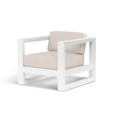Camela Aluminum Outdoor Lounge Chair , Sunbrella® Cushions Included