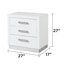 Ensemble de chambre à coucher grand lit 2 pièces Janata - blanc laiteux-202248852-202248853