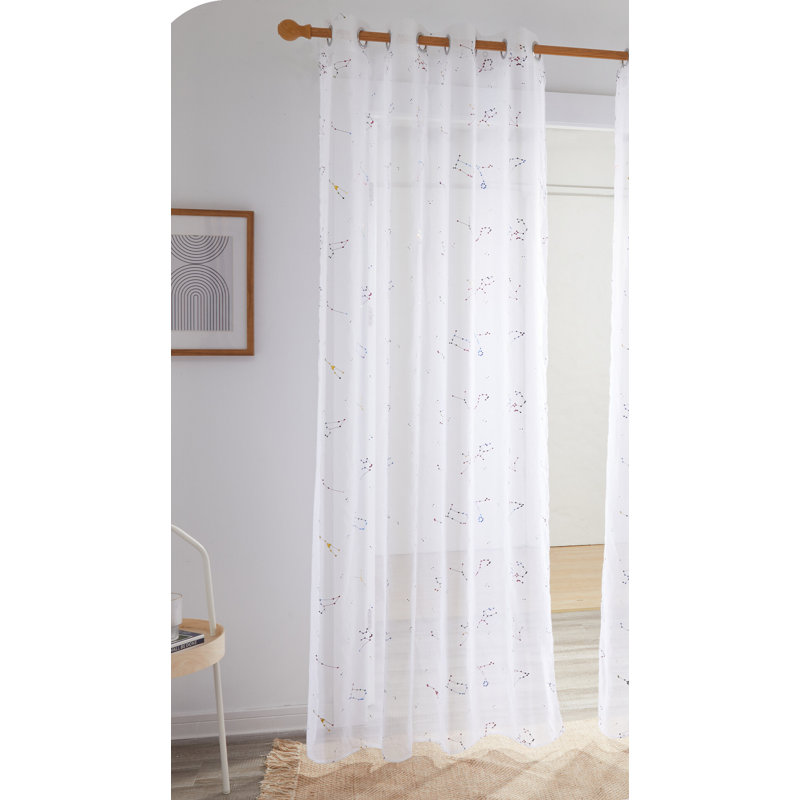Prianti Semi Sheer Curtain Pair, 55cm Width x 229cm Drop