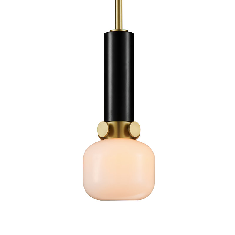 Luminaire suspendu cylindrique 1 lumière